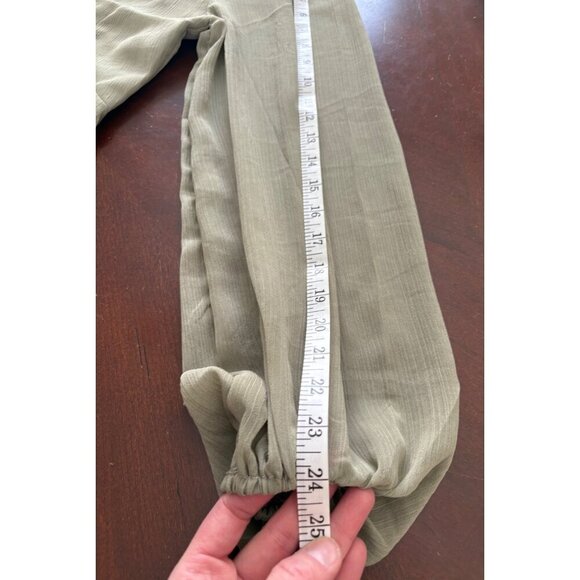 Joyfolie NWT Boho Crystal Maxi Dress in Army Green Size Small - Picture 13 of 14